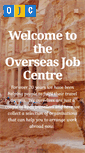 Mobile Screenshot of overseasjobcentre.co.uk